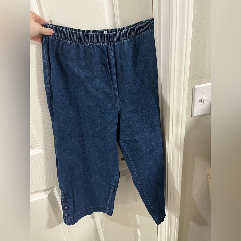 Denim 24/7 Women’s Plus Size Pull-On Elastic Waist Jeans